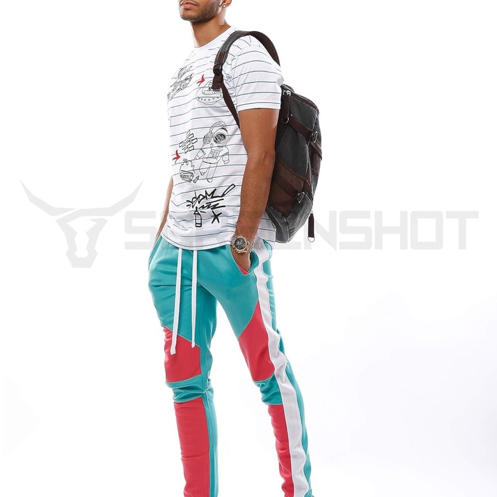 NWT men’s ScreenShot track pants SZ Medium - Picture 3 of 12